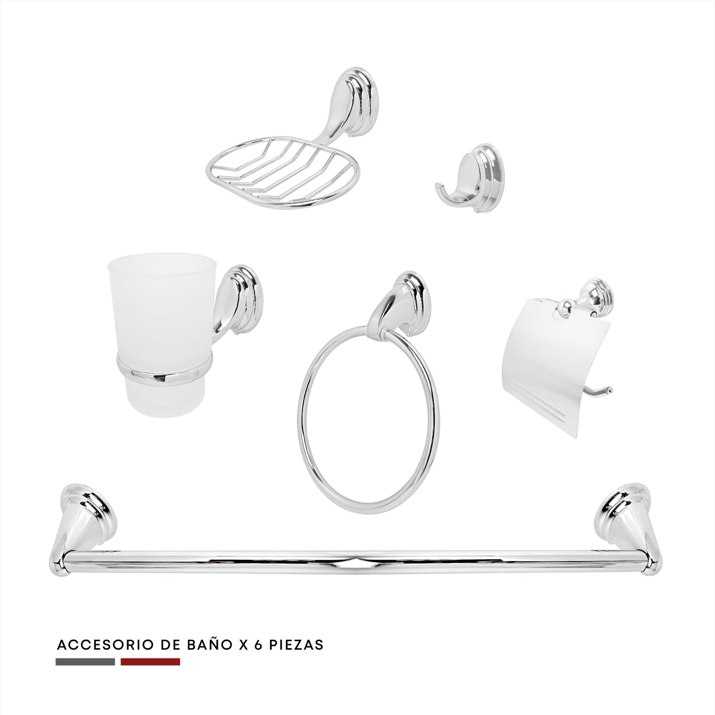Kit Accesorios baño Notte